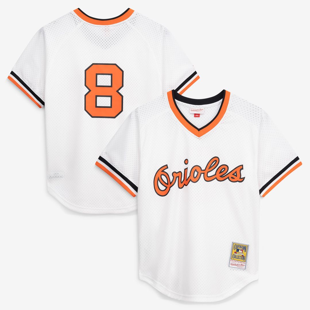 Baltimore Orioles Cal Ripken Jr. Mitchell & Ness Authentic Batting Practice Jersey - Orange Team Jersey Sports Fan Apparel