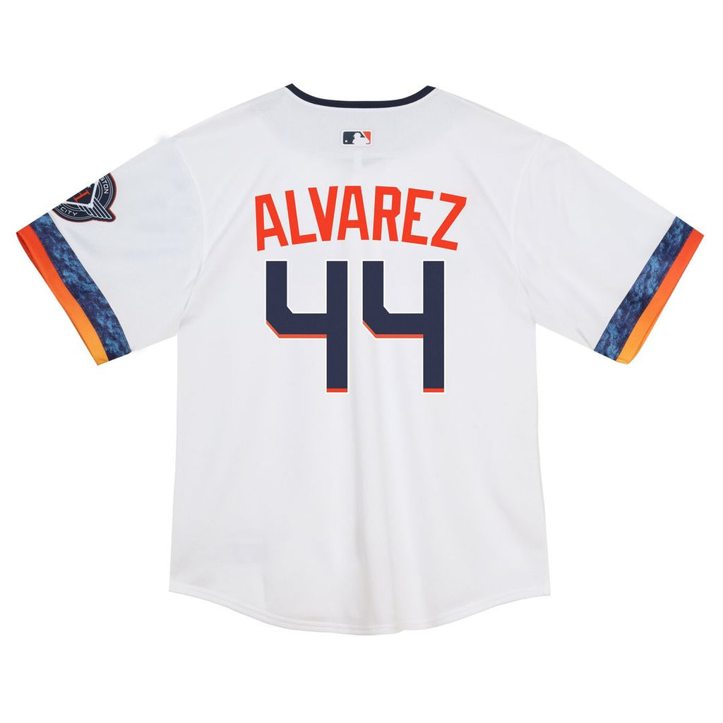 Houston Astros Yordan Alvarez Toddler City Connect 2025 Limited Jersey - White Team Jersey Sports Fan Apparel