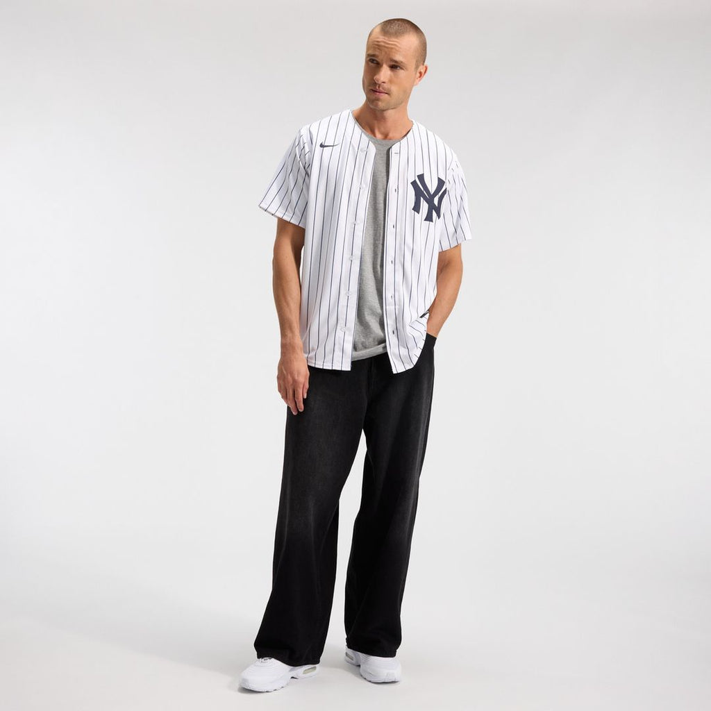 New York Yankees Nike Home Replica Team Jersey - White Team Jersey Sports Fan Apparel