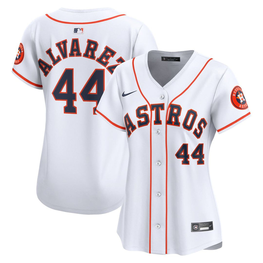 Houston Astros Yordan Alvarez Nike Women's Home Limited Player Jersey - White Team Jersey Sports Fan Apparel