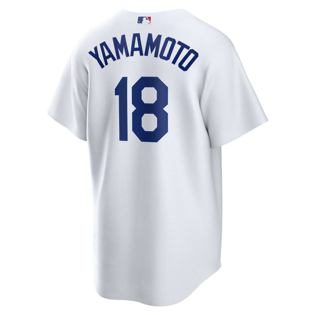 Los Angeles Dodgers Yoshinobu Yamamoto Nike Home Replica Jersey - White Team Jersey Sports Fan Apparel
