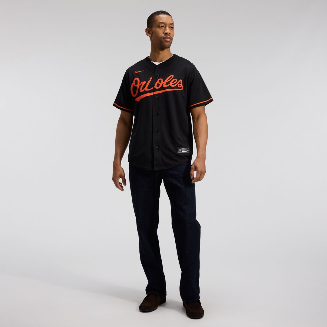 Baltimore Orioles Nike Alternate Replica Team Jersey - Black Team Jersey Sports Fan Apparel