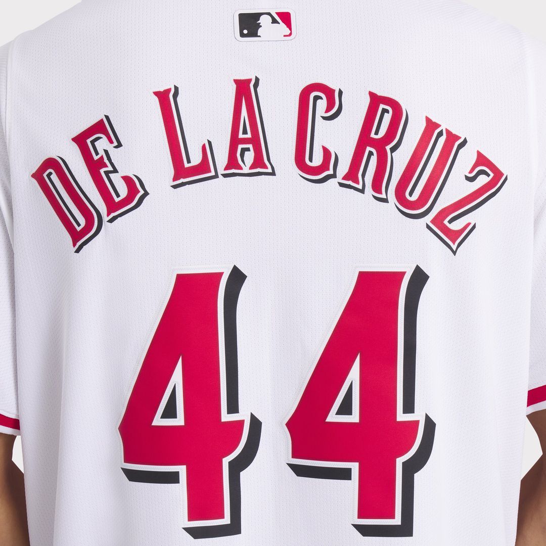 Cincinnati Reds Elly De La Cruz Nike Home Limited Player Jersey - White Team Jersey Sports Fan Apparel