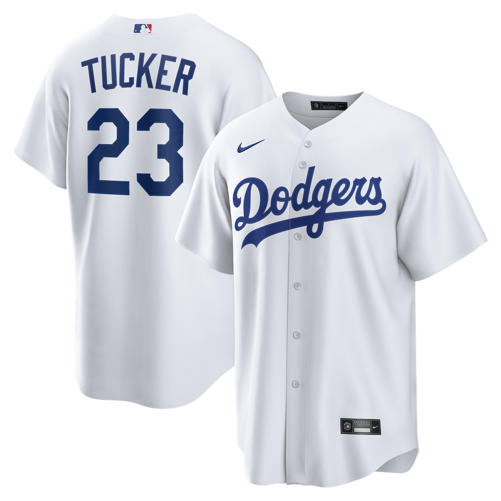 Los Angeles Dodgers Kyle Tucker Nike Home Replica Jersey - White Team Jersey Sports Fan Apparel
