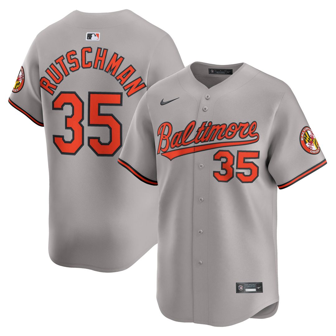 Baltimore Orioles Adley Rutschman Nike 2nd Alternate Limited Player Jersey - Orange Team Jersey Sports Fan Apparel