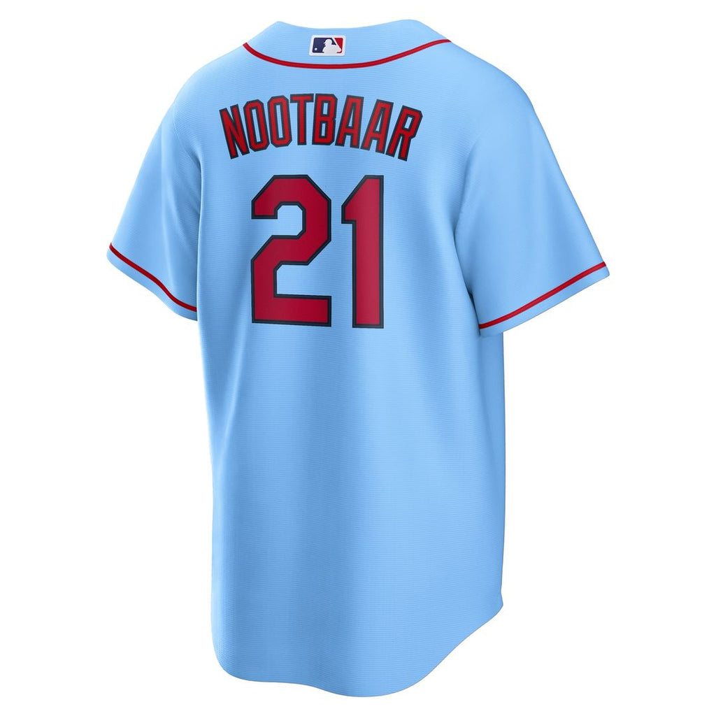 St. Louis Cardinals Lars Nootbaar Nike Alternate Replica Jersey - Light Blue Team Jersey Sports Fan Apparel