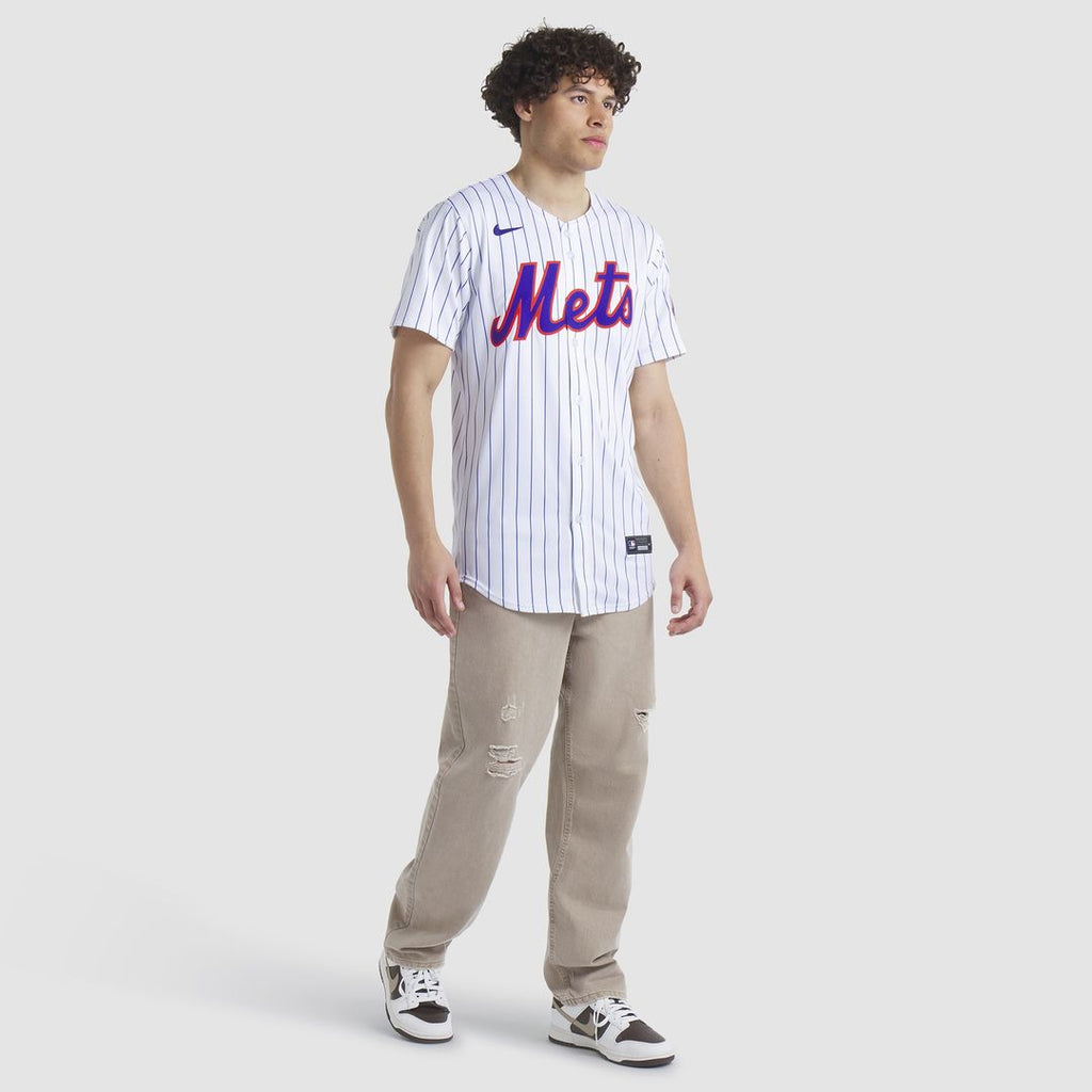 New York Mets Nike Home Replica Team Jersey - White Team Jersey Sports Fan Apparel