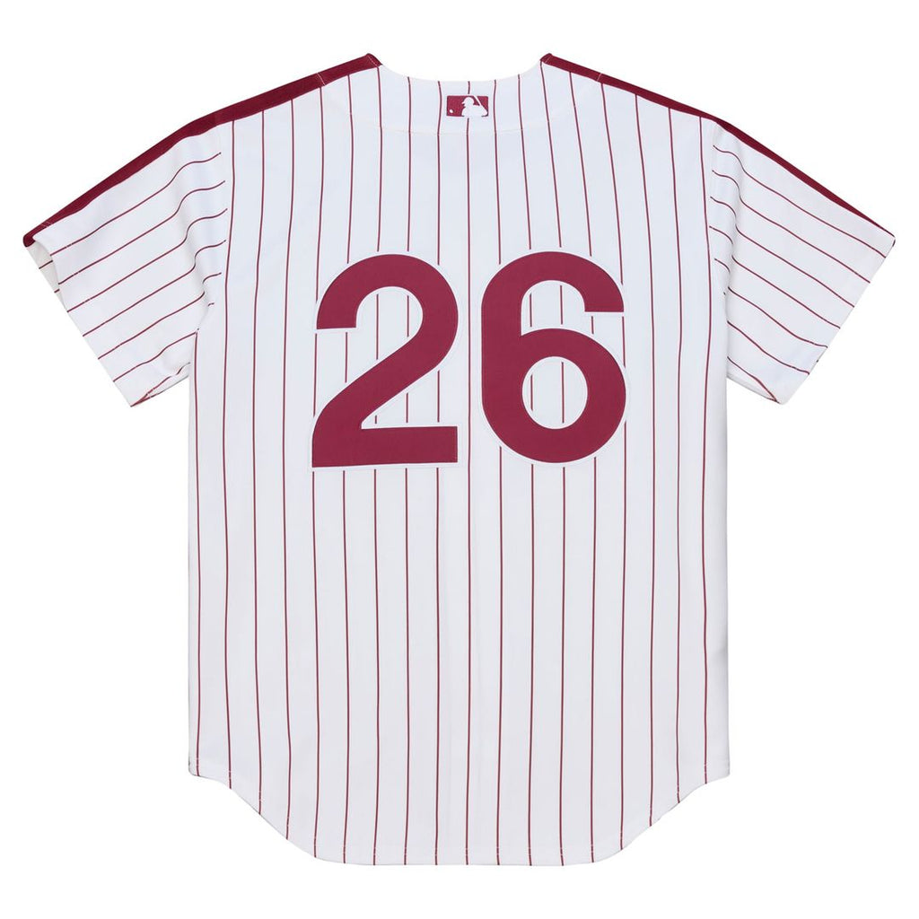 Philadelphia Phillies Chase Utley Mitchell & Ness 2003 Cooperstown Authentic Jersey - White Team Jersey Sports Fan Apparel