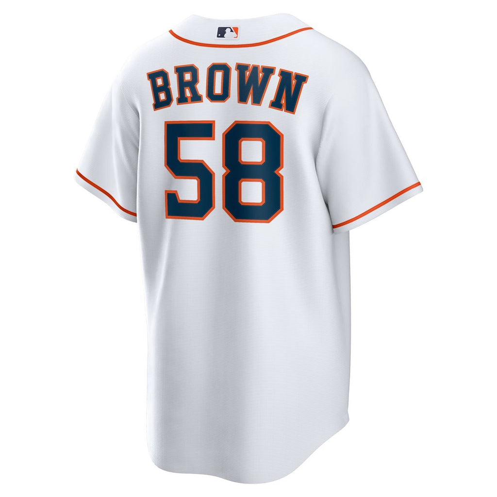 Houston Astros Hunter Brown Nike Home Replica Jersey - White Team Jersey Sports Fan Apparel