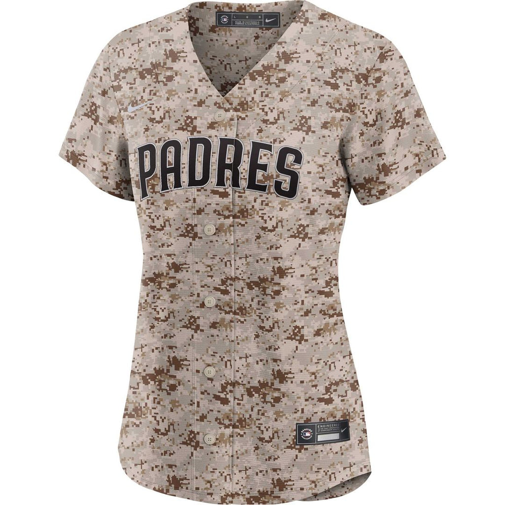San Diego Padres Fernando Tatis Jr. Nike Women's USMC Alternate Replica Player Jersey - Camo Team Jersey Sports Fan Apparel