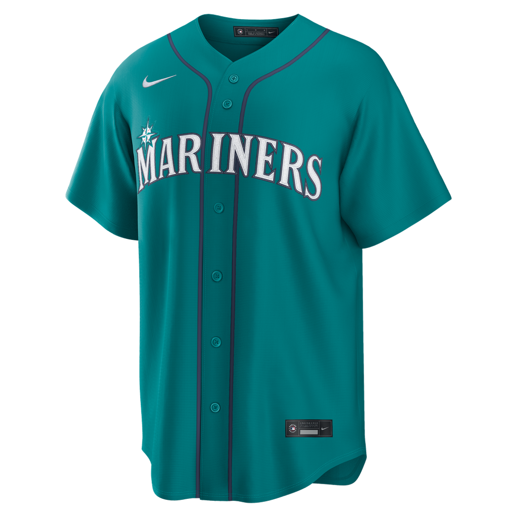 Seattle Mariners Cal Raleigh Nike Alternate Replica Jersey - Teal Team Jersey Sports Fan Apparel