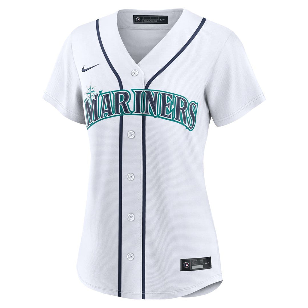Seattle Mariners Ken Griffey Jr. Nike Women's Home Replica Jersey - White Team Jersey Sports Fan Apparel