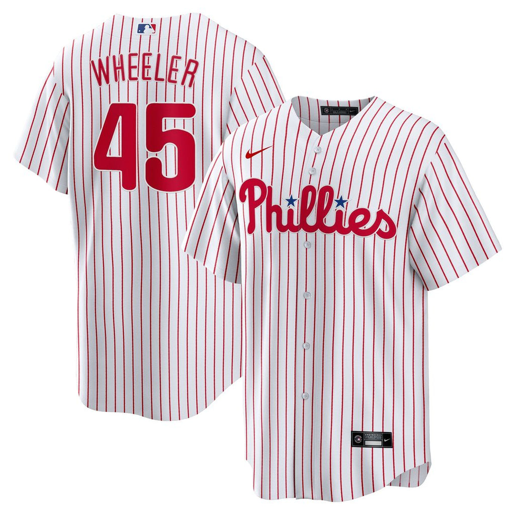 Philadelphia Phillies Zack Wheeler Nike Home Replica Jersey - White Team Jersey Sports Fan Apparel