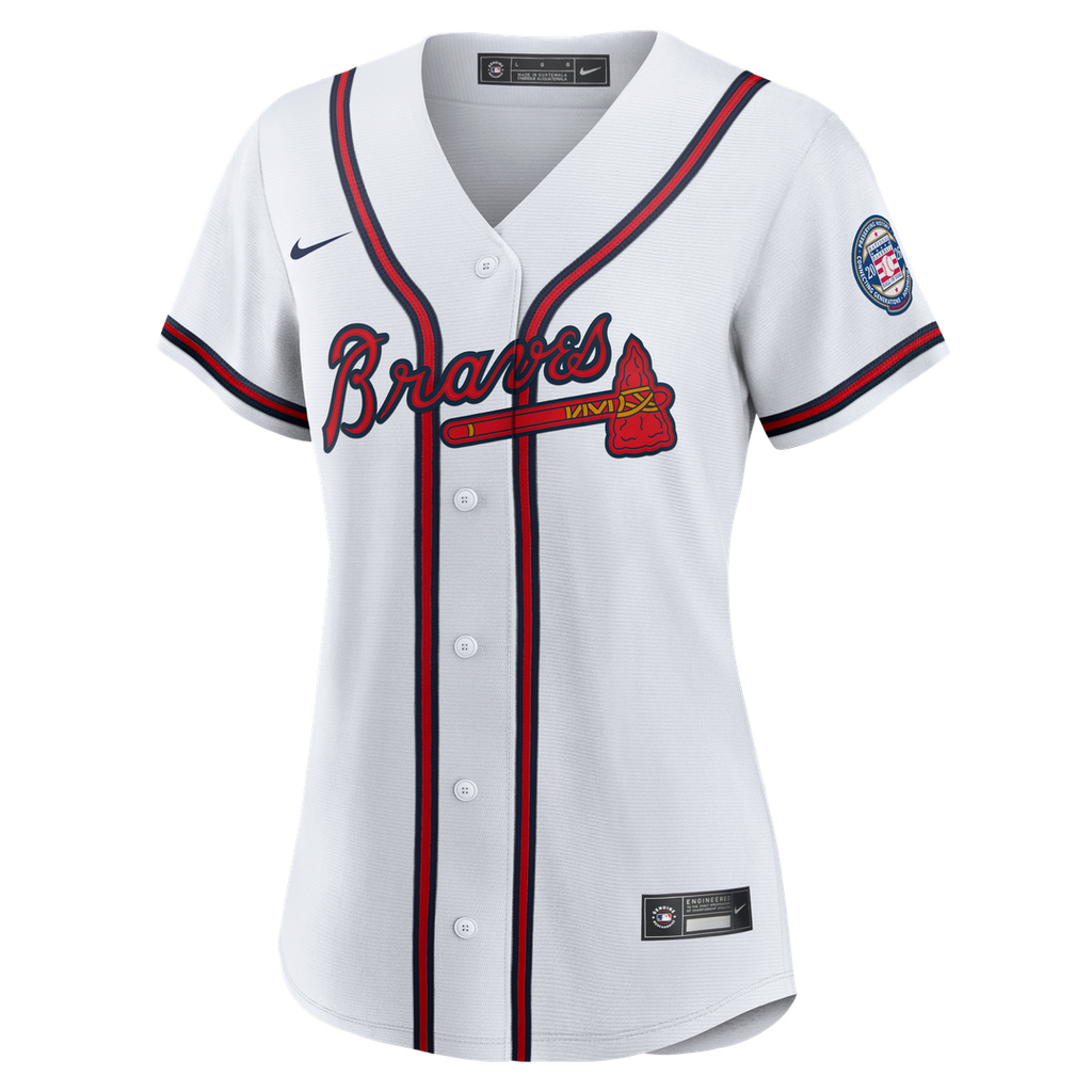 Atlanta Braves Andruw Jones Nike Women's 2026 Baseball Hall of Fame Retired Player Replica Jersey - White Team Jersey Sports Fan Apparel
