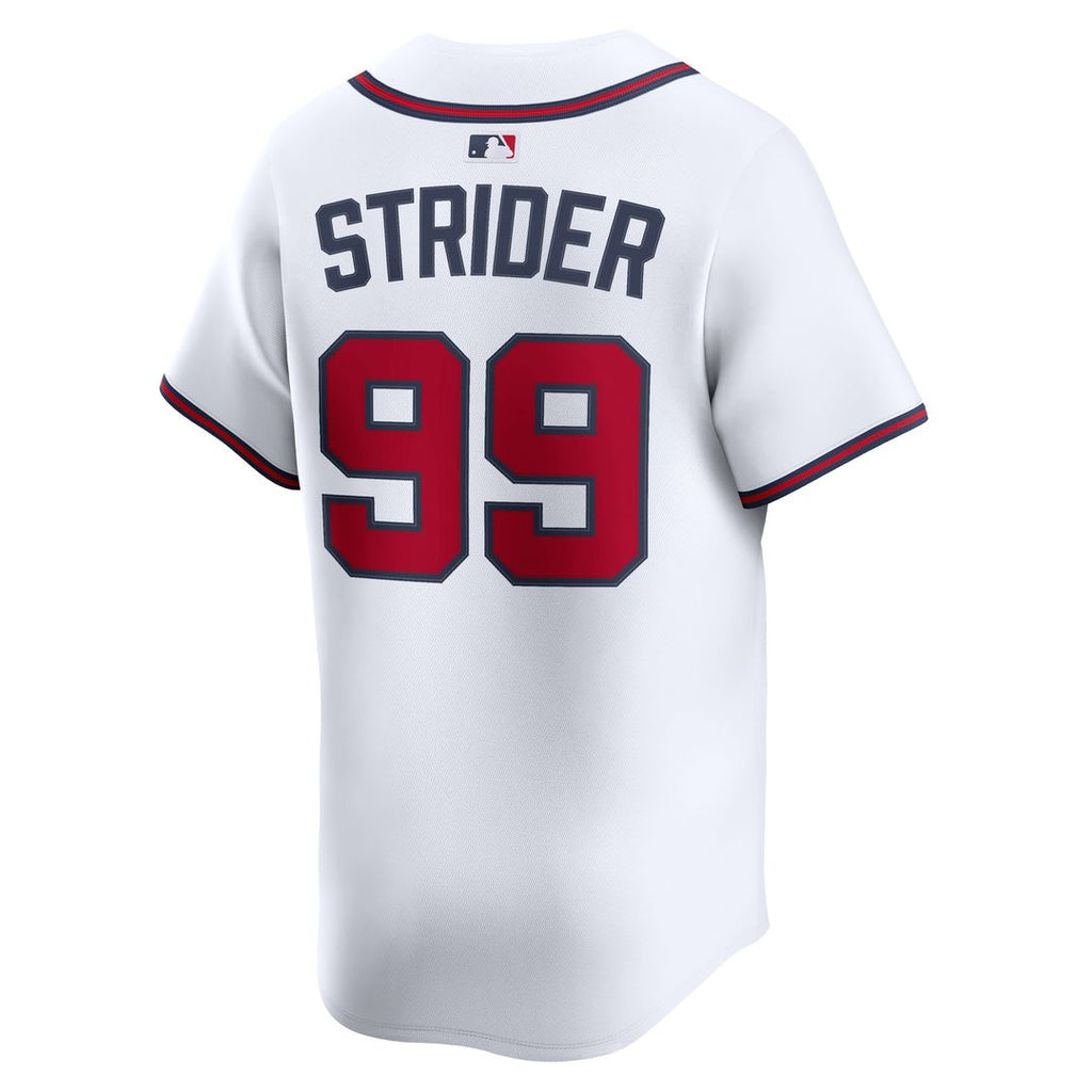 Atlanta Braves Spencer Strider Nike Home Limited Player Jersey - White Team Jersey Sports Fan Apparel