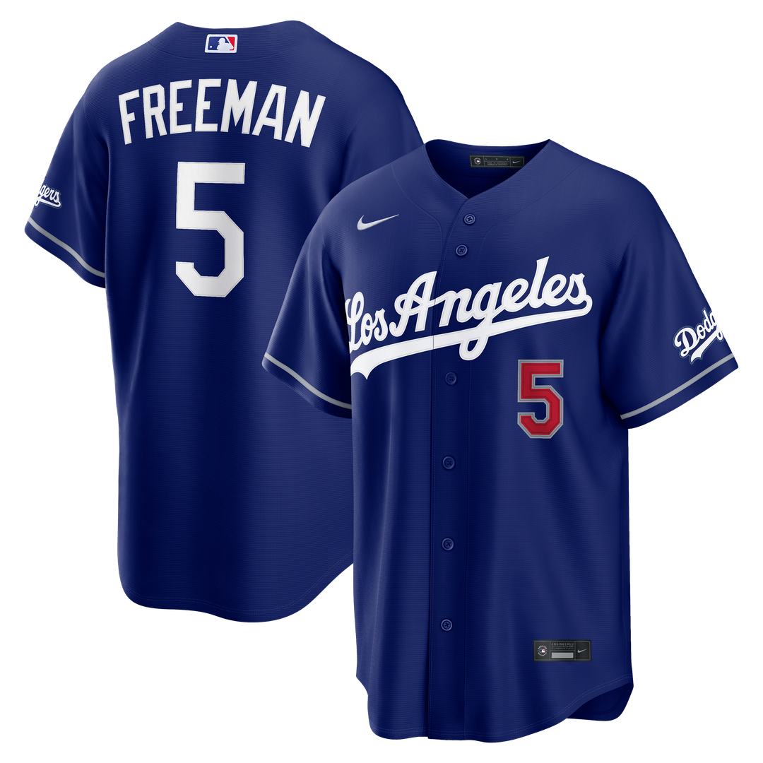 Los Angeles Dodgers Freddie Freeman Nike Home Stadium Jersey - White Team Jersey Sports Fan Apparel