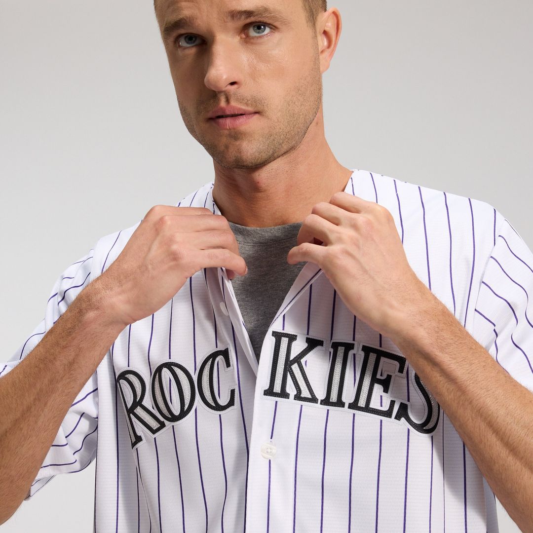 Colorado Rockies Nike Home Replica Team Jersey - White Team Jersey Sports Fan Apparel