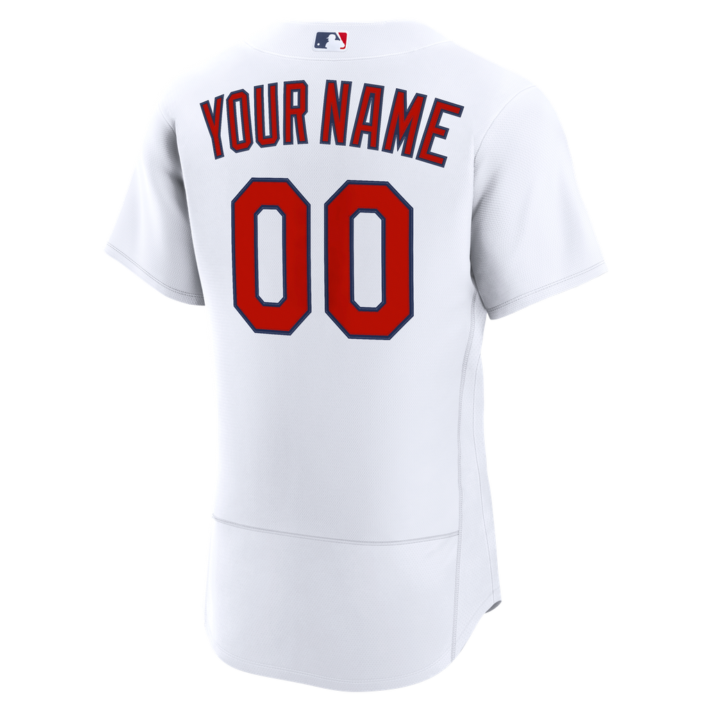 St. Louis Cardinals Nike Home Authentic Custom Jersey - White Team Jersey Sports Fan Apparel