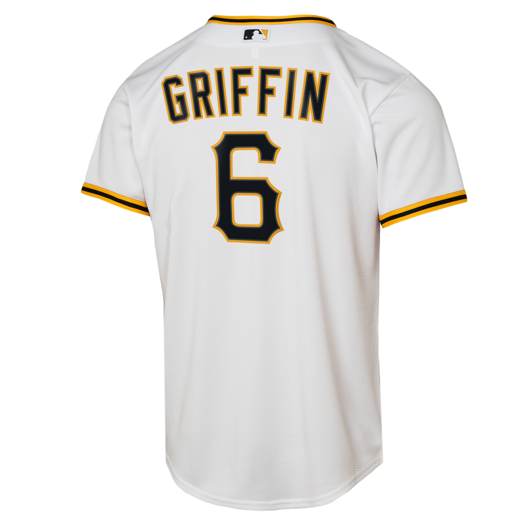 Pittsburgh Pirates Konnor Griffin Nike Youth Home Replica Jersey - White Team Jersey Sports Fan Apparel