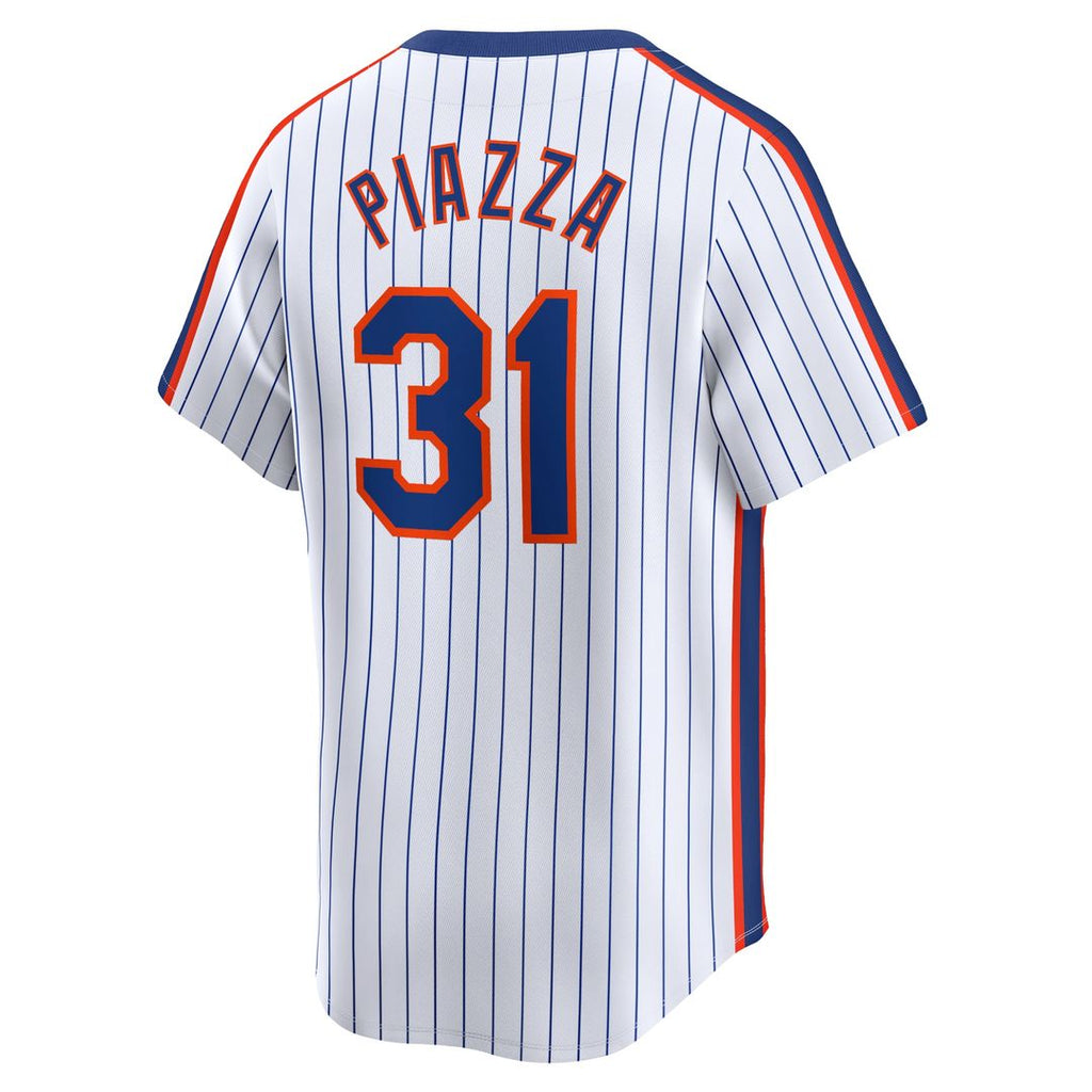 New York Mets Mike Piazza Nike Throwback Cooperstown Limited Jersey - White Team Jersey Sports Fan Apparel