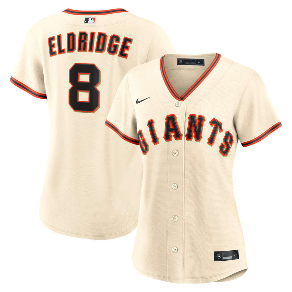 San Francisco Giants Bryce Eldridge Nike Women's Home Replica Jersey - Cream Team Jersey Sports Fan Apparel