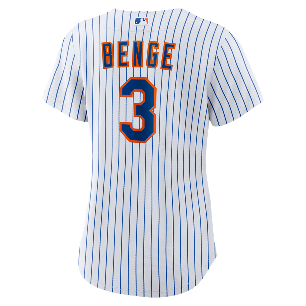 New York Mets Carson Benge Nike Women's Home Replica Jersey - White Team Jersey Sports Fan Apparel