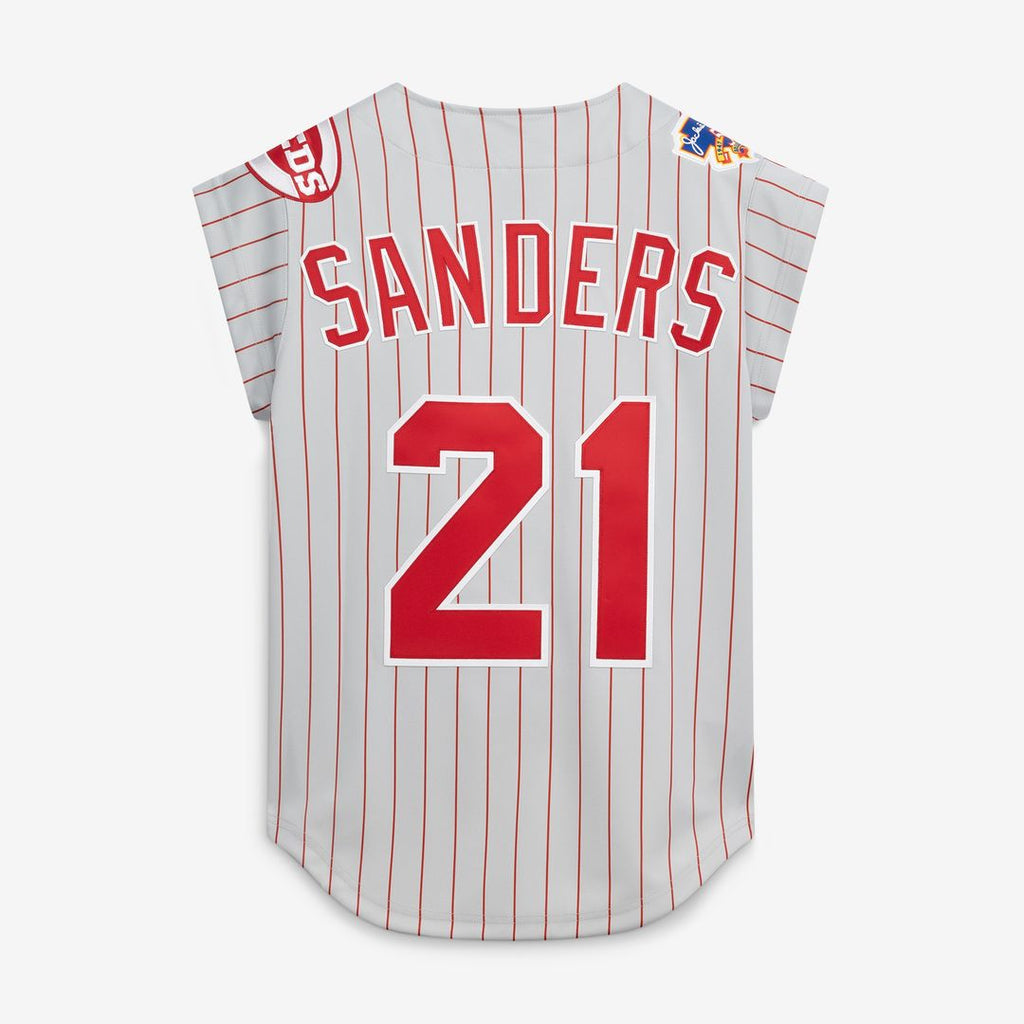 Cincinnati Reds Deion Sanders Mitchell & Ness 1997 Authentic Jersey - Gray Team Jersey Sports Fan Apparel