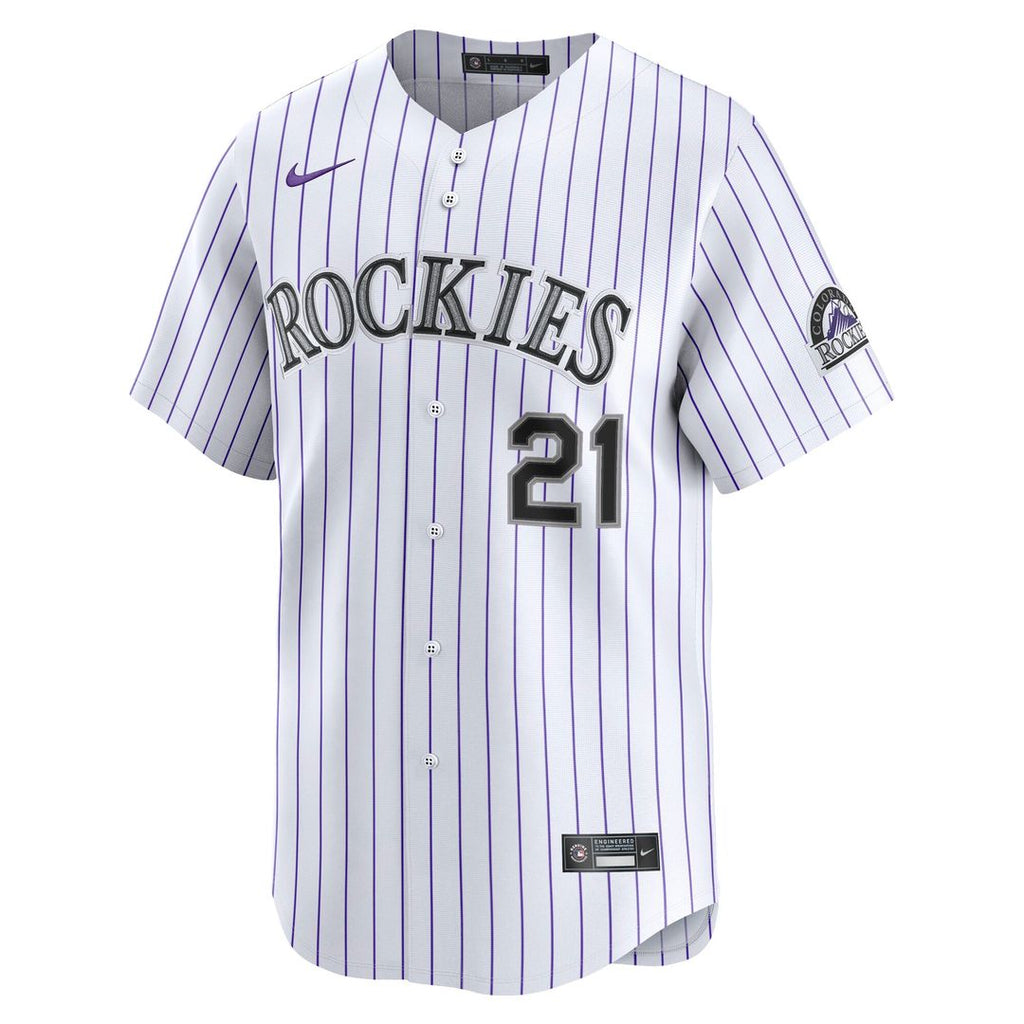 Colorado Rockies Kyle Freeland Nike Home Limited Player Jersey - White Team Jersey Sports Fan Apparel