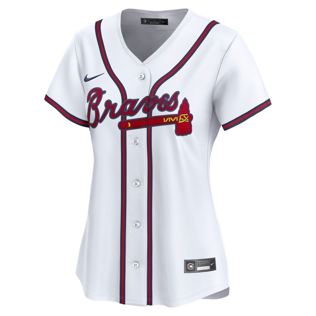 Atlanta Braves Ozzie Albies Nike Women's Home Limited Player Jersey - White Team Jersey Sports Fan Apparel