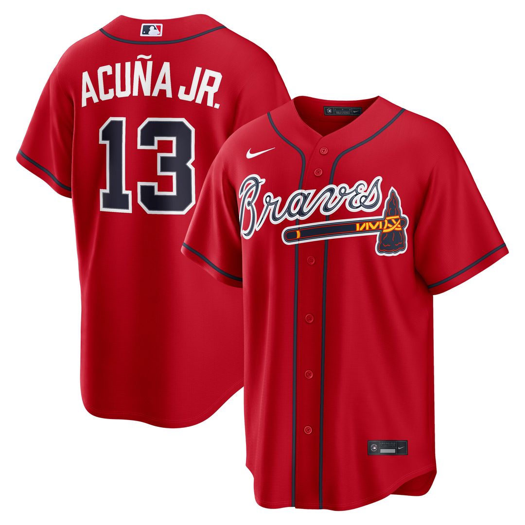 Atlanta Braves Ronald Acuña Jr. Nike Road Replica Jersey - Gray Team Jersey Sports Fan Apparel