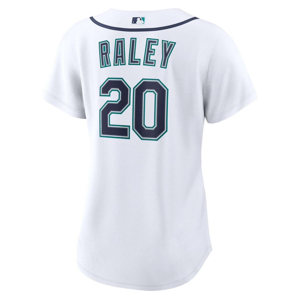 Seattle Mariners Luke Raley Nike Women's Home Replica Jersey - White Team Jersey Sports Fan Apparel