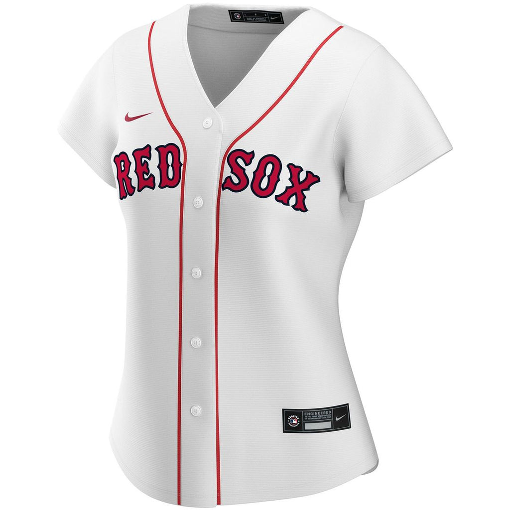 Boston Red Sox Nike Women's Home Replica Custom Jersey - White Team Jersey Sports Fan Apparel