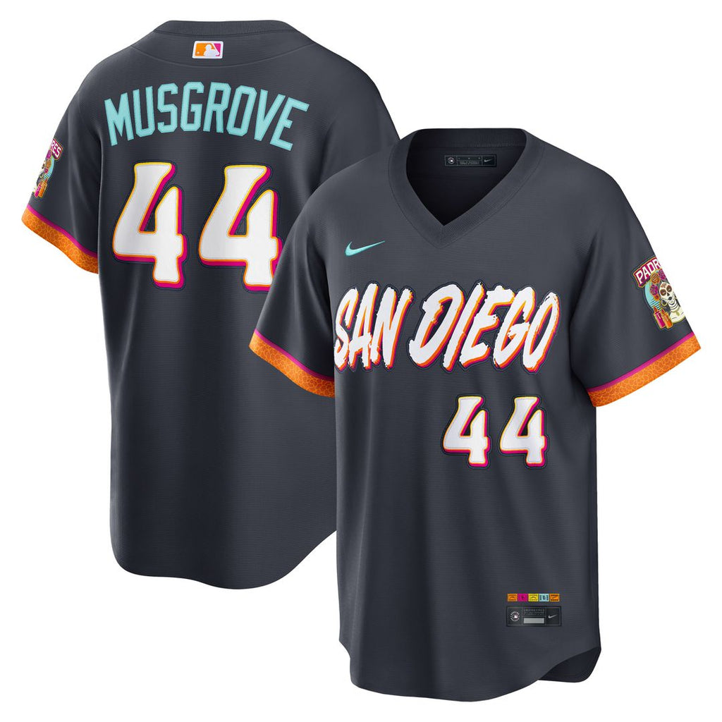 San Diego Padres Joe Musgrove Nike 2026 City Connect Stadium Jersey - Obsidian Team Jersey Sports Fan Apparel