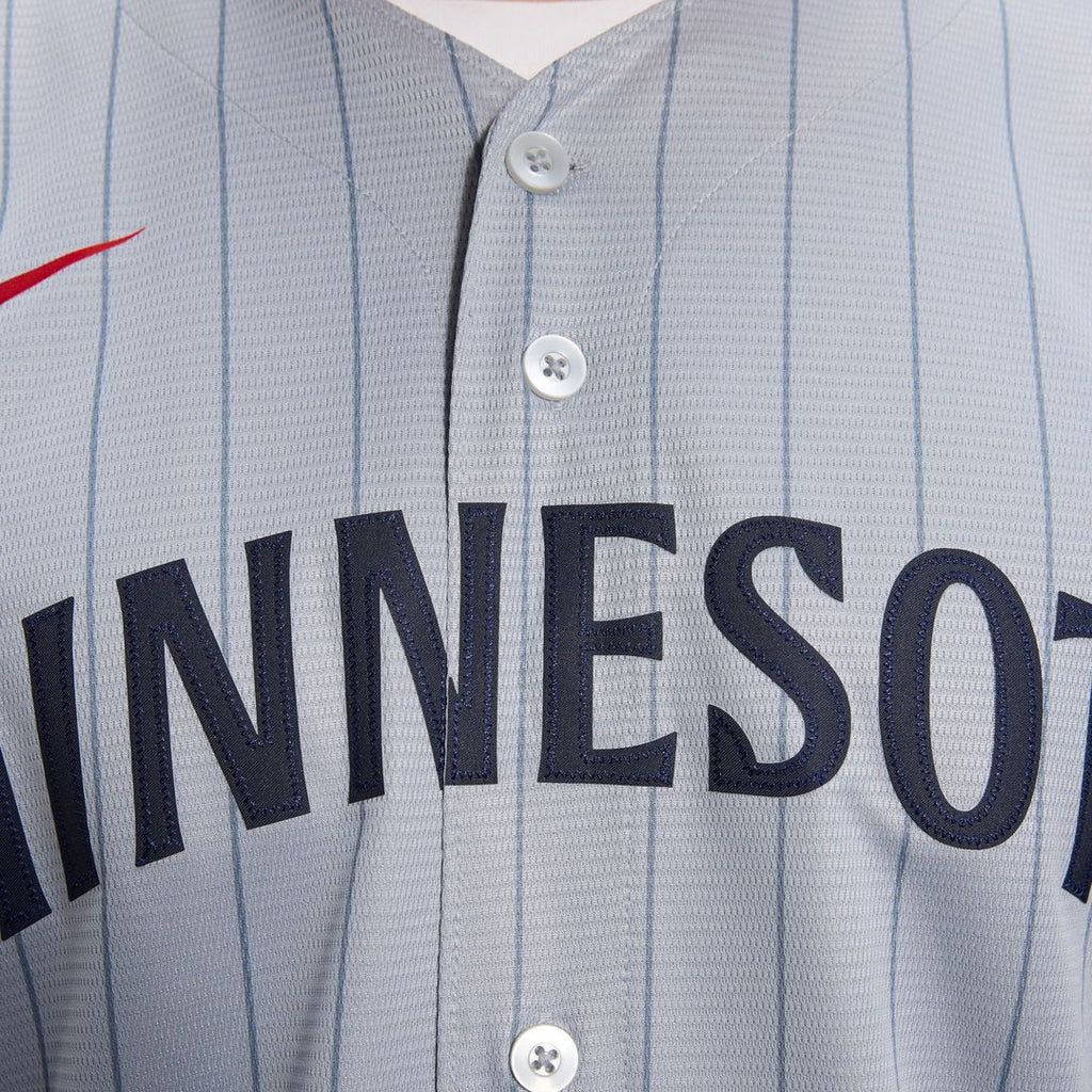 Minnesota Twins Nike Road Replica Team Jersey - Gray Team Jersey Sports Fan Apparel