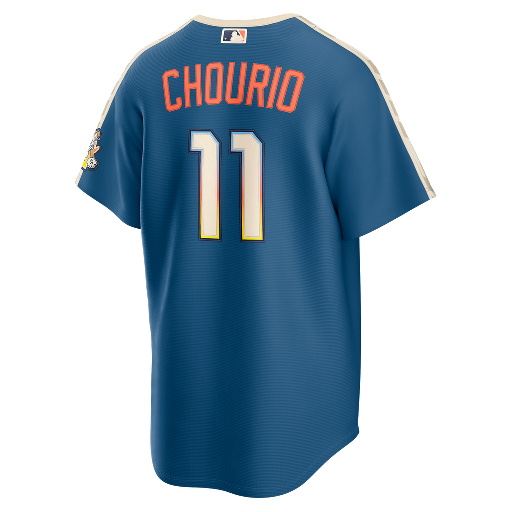Milwaukee Brewers Jackson Chourio Nike 2026 City Connect Stadium Jersey - Mineral Blue Team Jersey Sports Fan Apparel