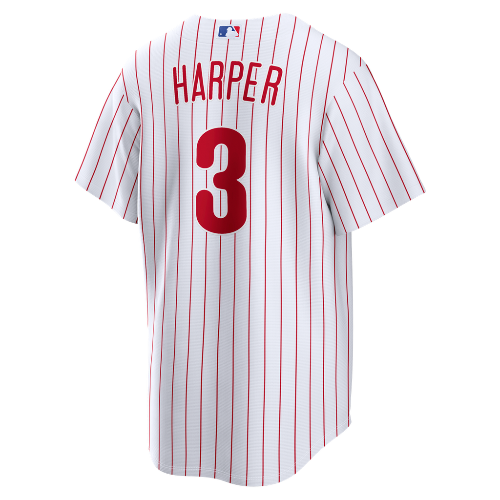 Philadelphia Phillies Bryce Harper Nike Alternate Replica Jersey - Cream Team Jersey Sports Fan Apparel
