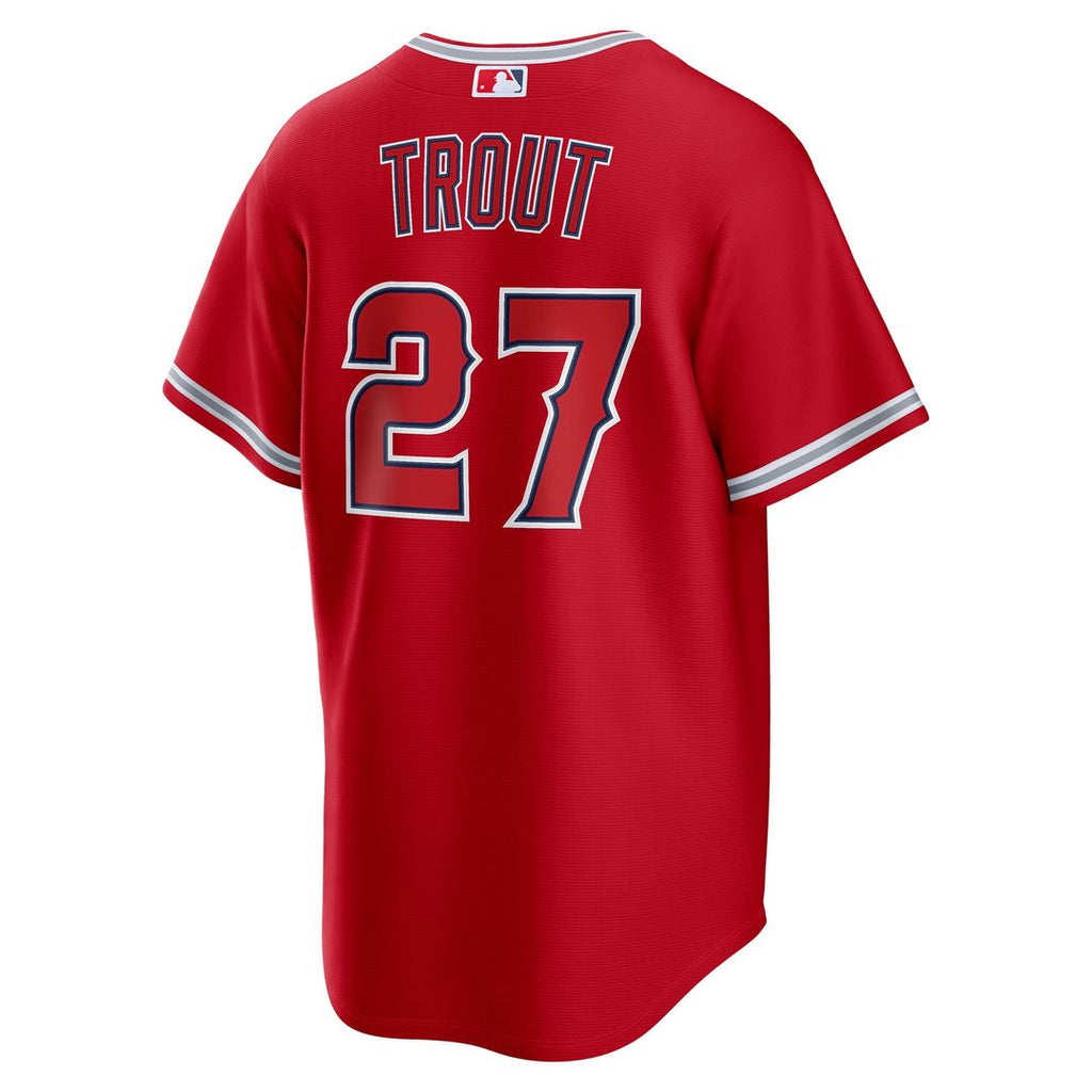 Los Angeles Angels Mike Trout Nike Alternate Replica Jersey - White Team Jersey Sports Fan Apparel