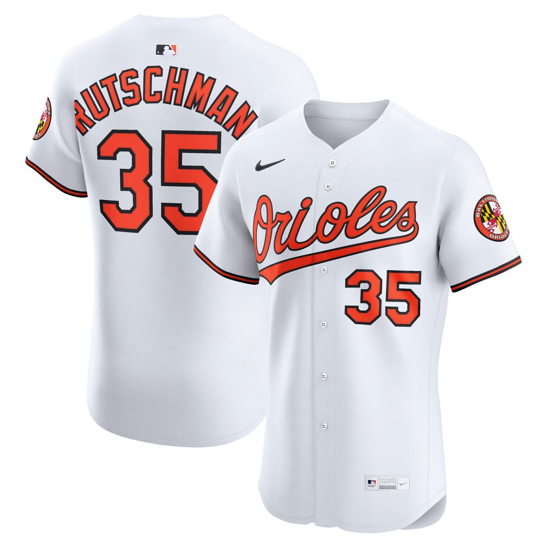 Baltimore Orioles Adley Rutschman Nike Alternate Elite Jersey - Black Team Jersey Sports Fan Apparel
