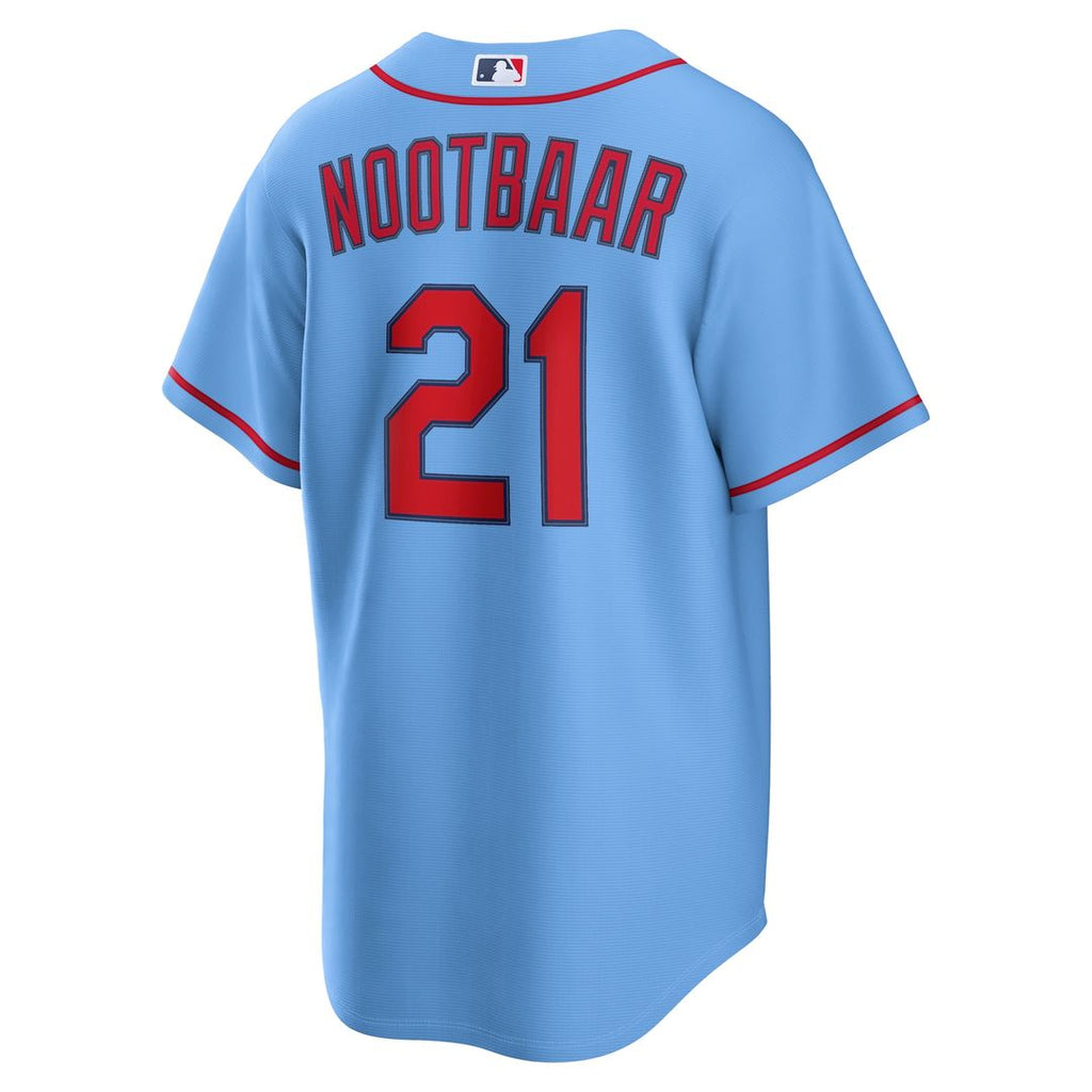 St. Louis Cardinals Lars Nootbaar Nike Alternate Replica Jersey - Light Blue Team Jersey Sports Fan Apparel