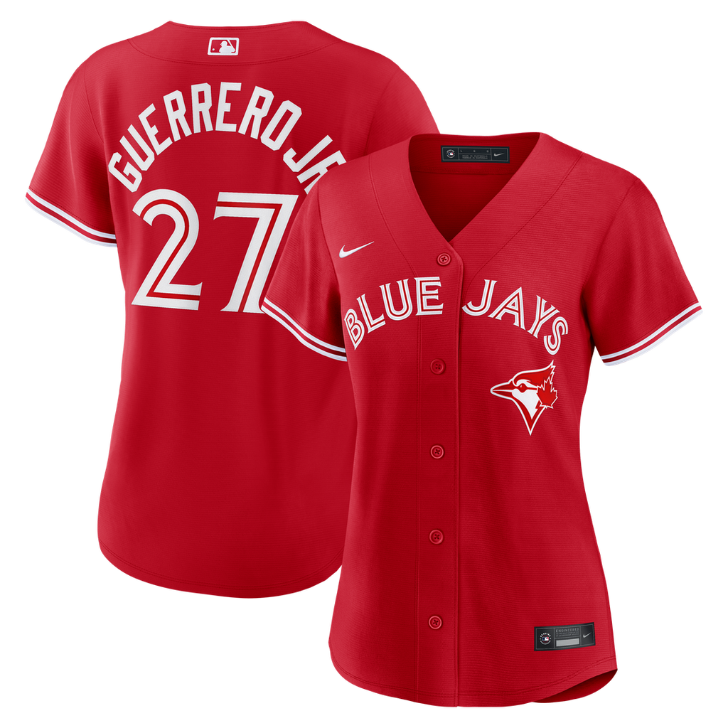 Toronto Blue Jays Vladimir Guerrero Jr. Nike Women's Canada Day Replica Jersey - Red Team Jersey Sports Fan Apparel