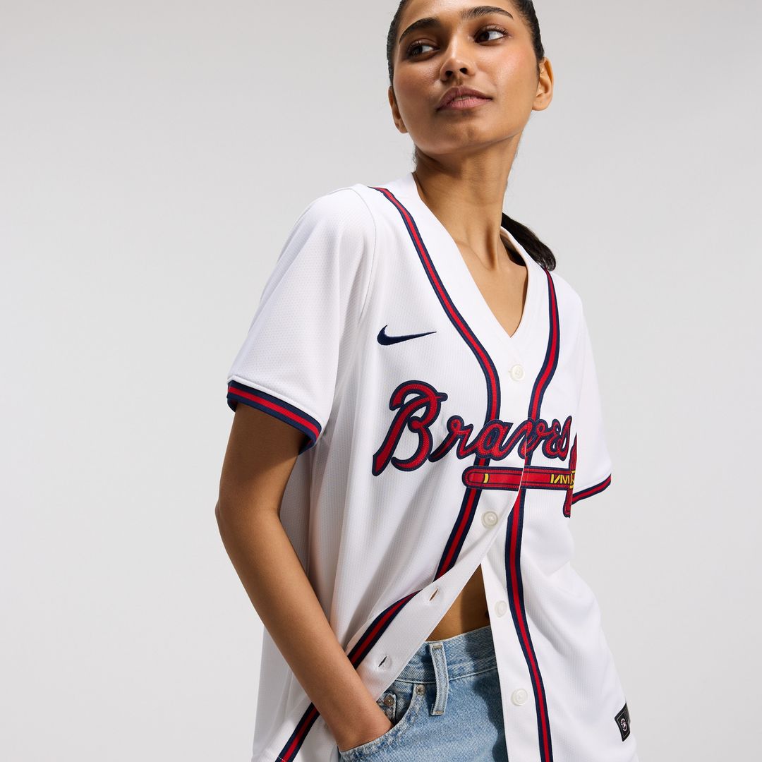 Atlanta Braves Nike Women's Home Limited Jersey - White Team Jersey Sports Fan Apparel