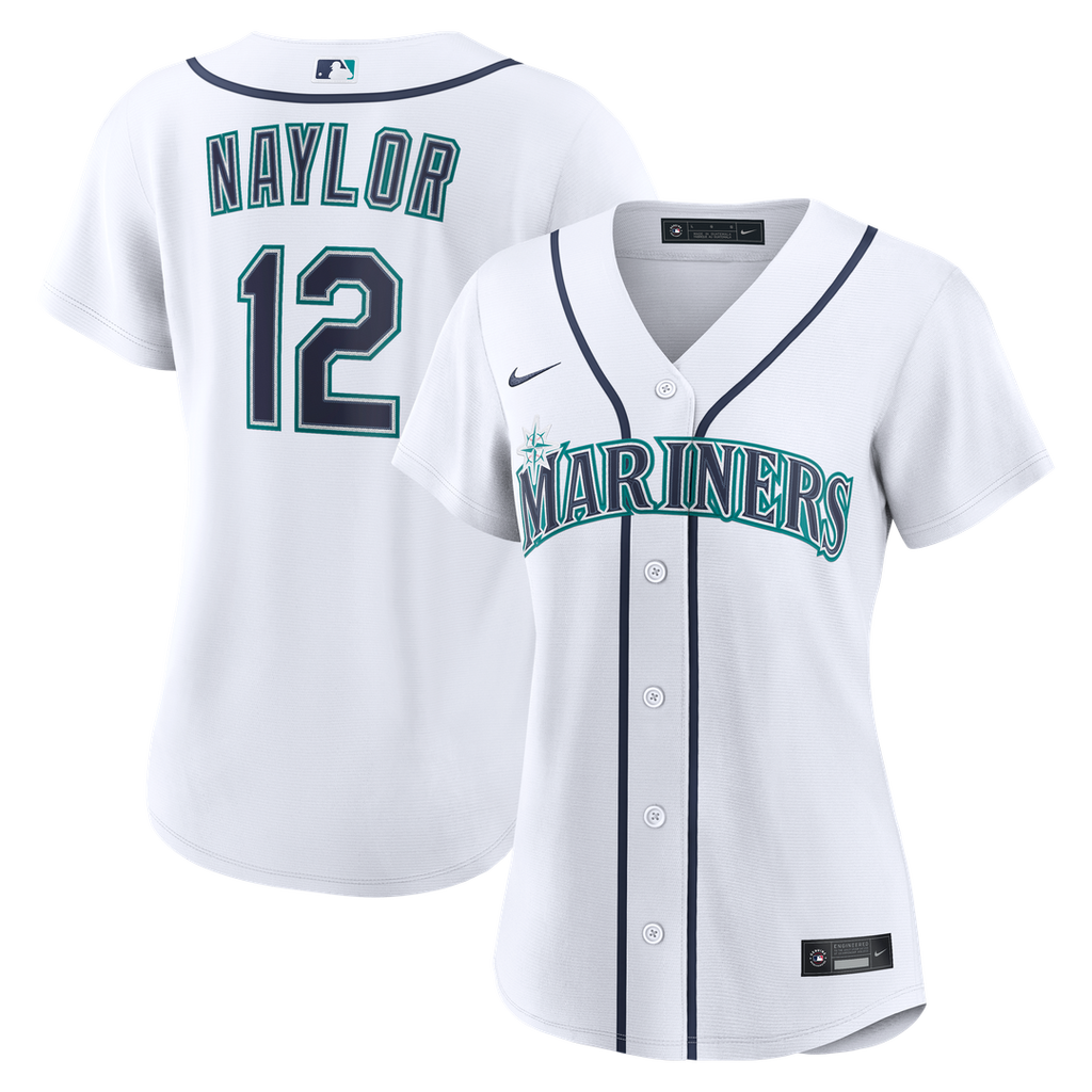 Seattle Mariners Josh Naylor Nike Women's Home Replica Jersey - White Team Jersey Sports Fan Apparel