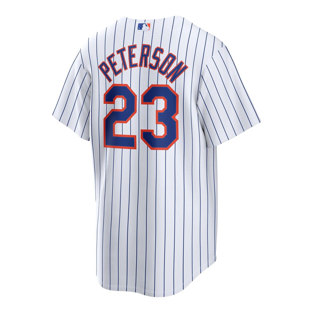 New York Mets David Peterson Nike Home Replica Jersey - White Team Jersey Sports Fan Apparel