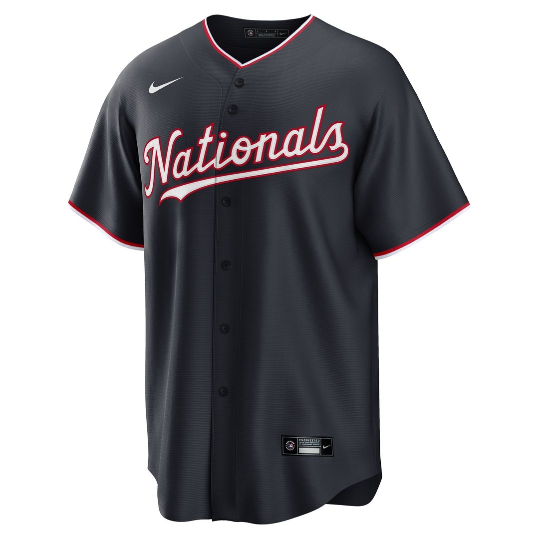 Washington Nationals Dylan Crews Nike Alternate Replica Jersey - Navy Team Jersey Sports Fan Apparel