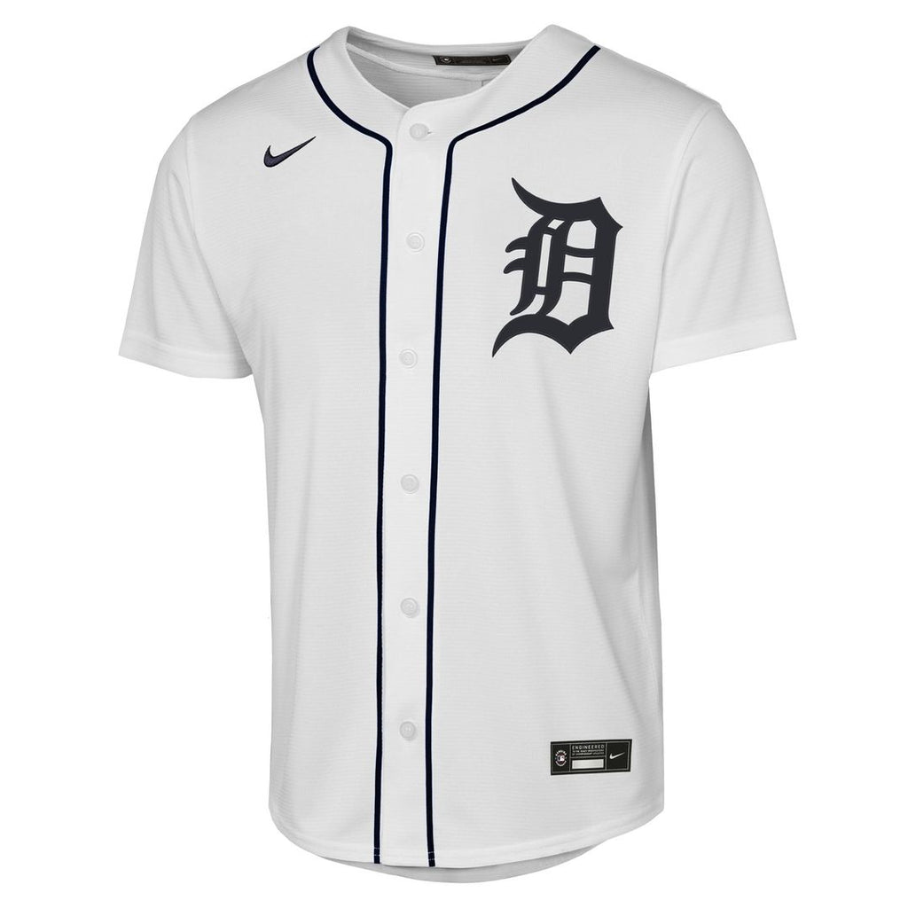 Detroit Tigers Tarik Skubal Nike Youth Home Replica Player Jersey - White Team Jersey Sports Fan Apparel