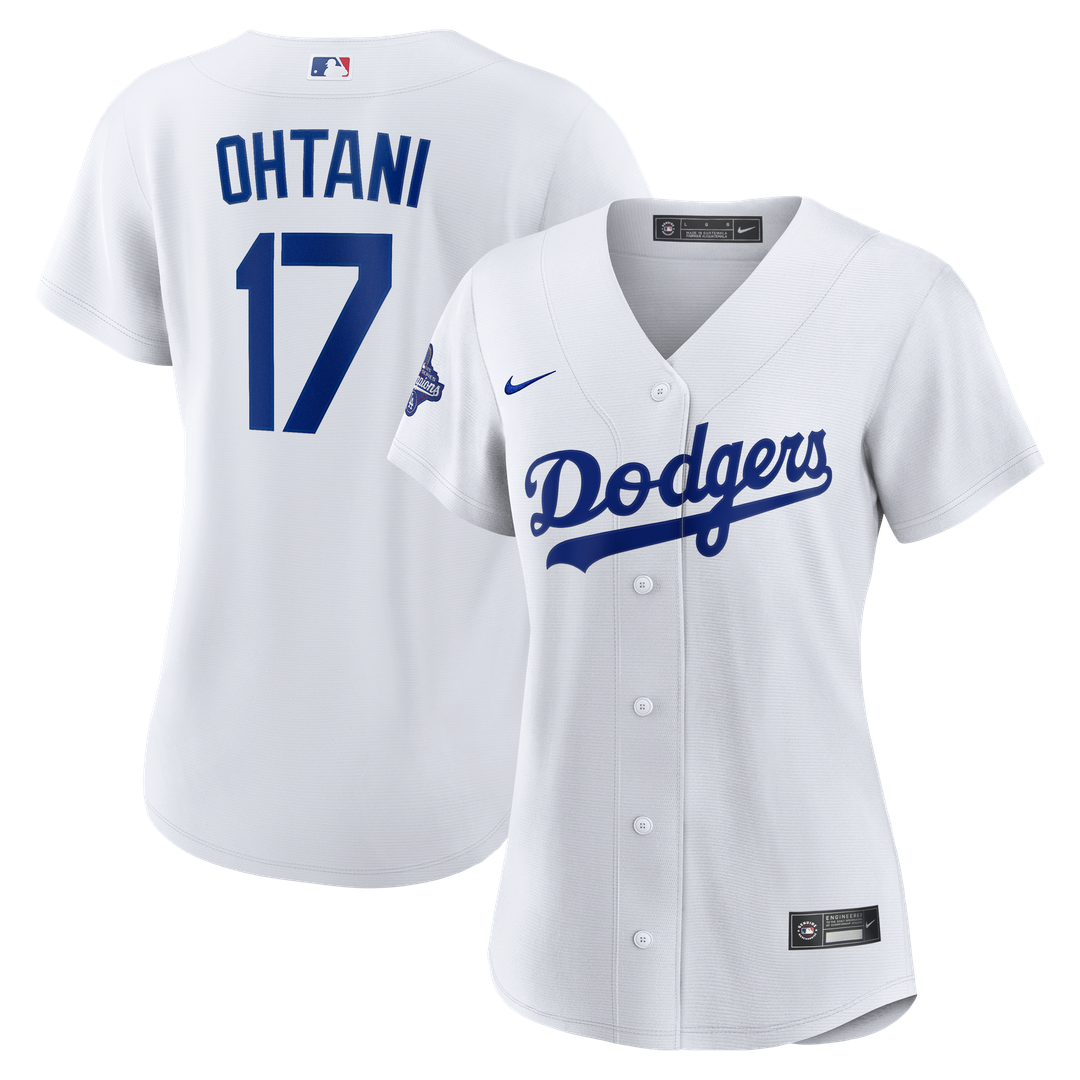 Los Angeles Dodgers Shohei Ohtani Nike Women's 2025 World Series Champions Home Replica Jersey - White Team Jersey Sports Fan Apparel