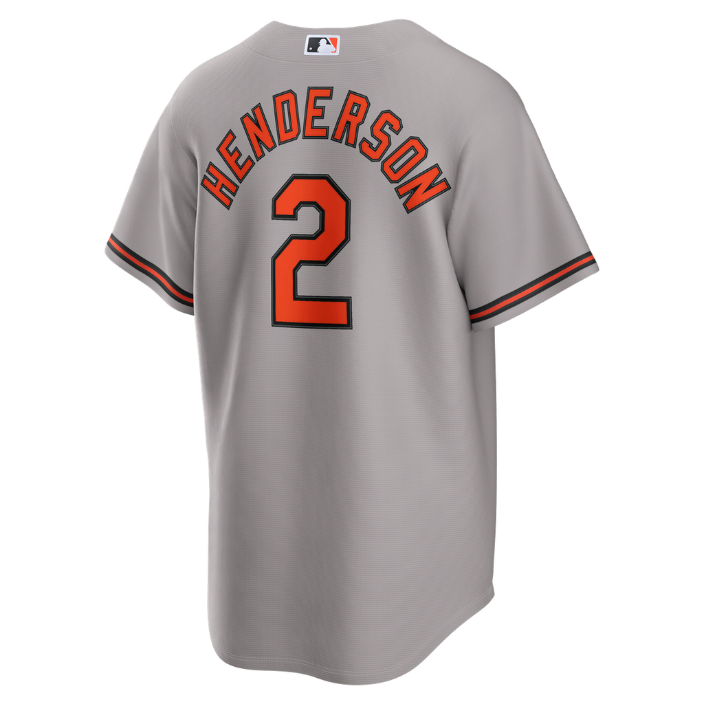 Baltimore Orioles Gunnar Henderson Nike Road Replica Jersey - Gray Team Jersey Sports Fan Apparel