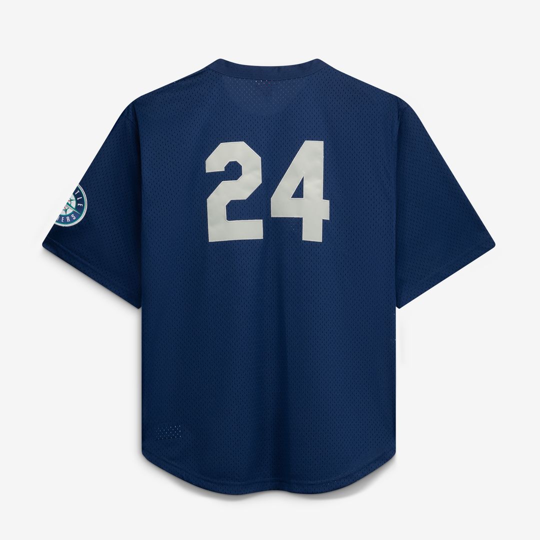 Seattle Mariners Ken Griffey Jr. Mitchell & Ness Big & Tall Cooperstown Mesh Batting Practice Jersey - Royal Team Jersey Sports Fan Apparel
