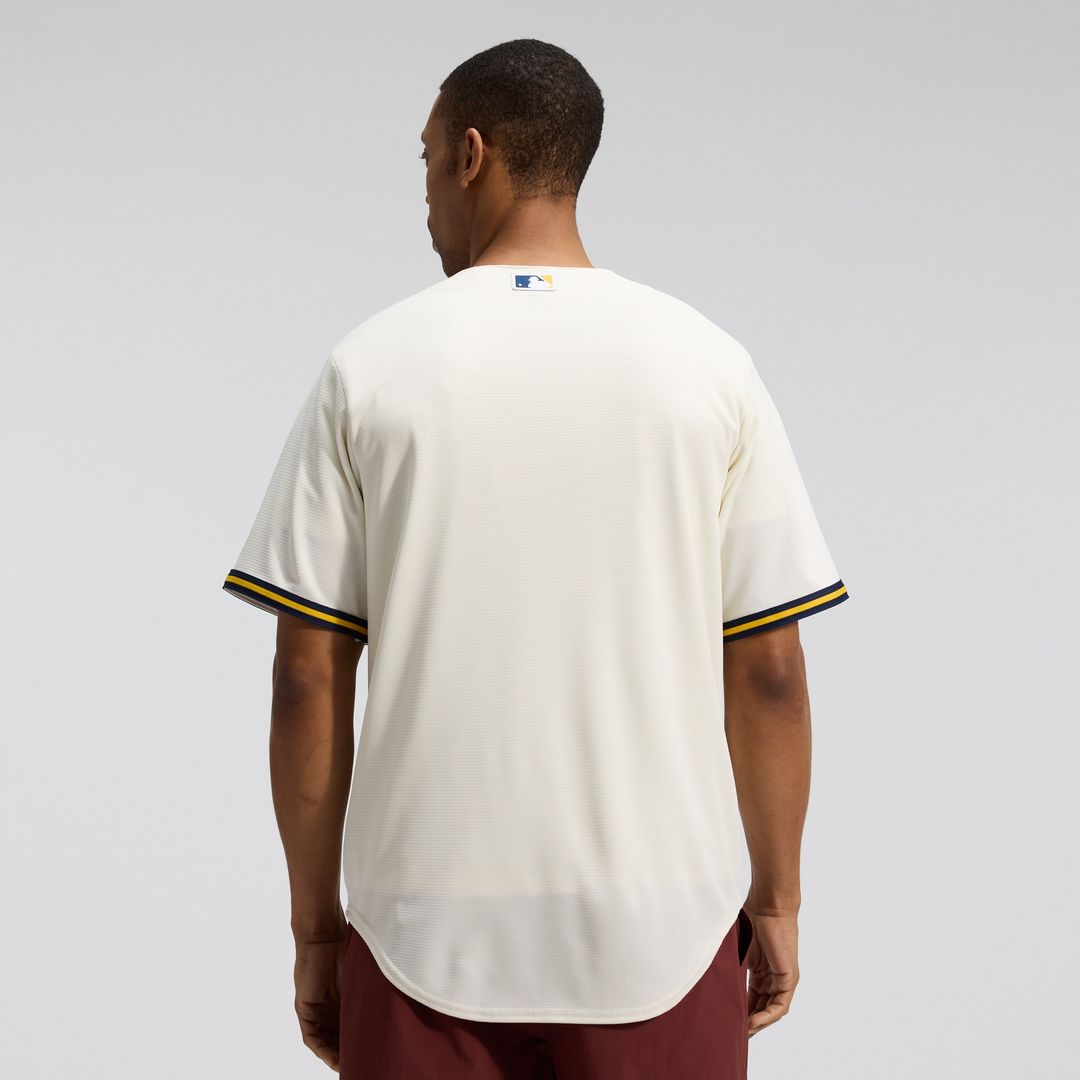 Milwaukee Brewers Nike Alternate Replica Team Jersey - Navy Team Jersey Sports Fan Apparel