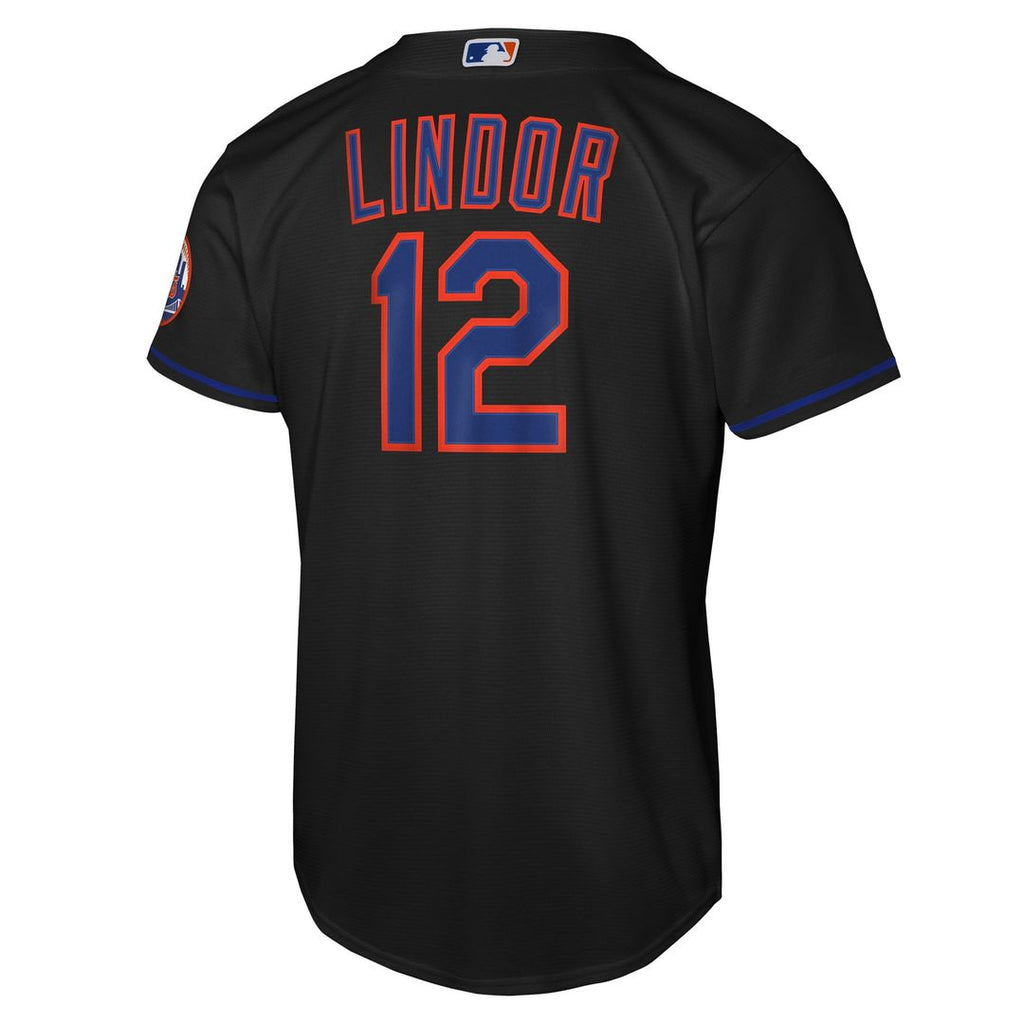 New York Mets Francisco Lindor Nike Youth Road Stadium Player Jersey - Gray Team Jersey Sports Fan Apparel